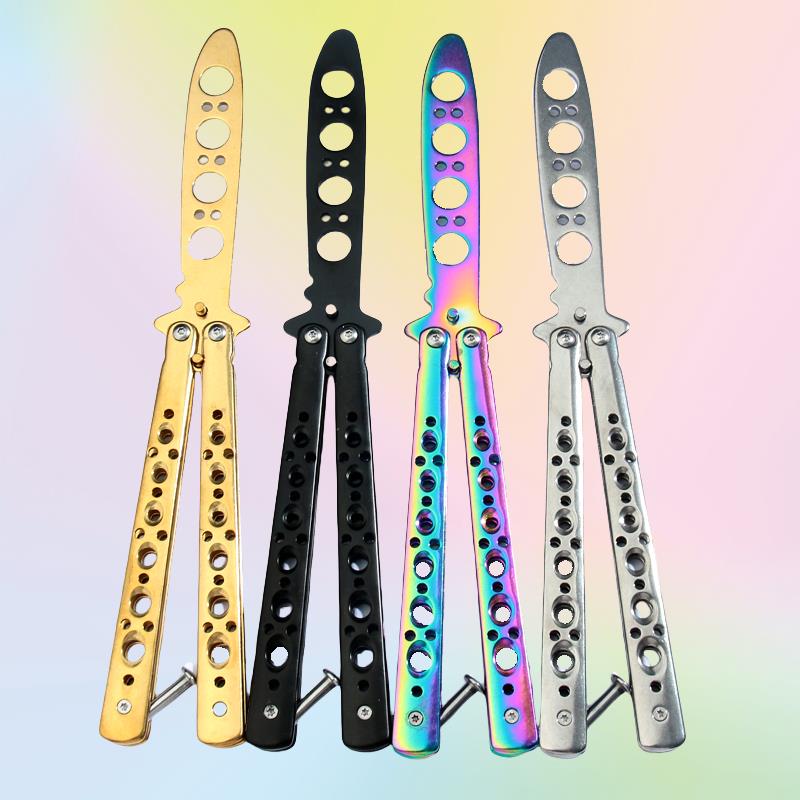 Dive Knife Titanium - Pisau Kupu-kupu Lipat Portabel Baja Tahan