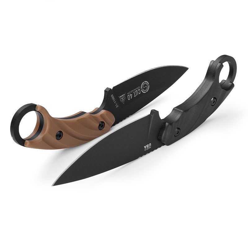 Dive Knife Titanium - Pisau Lipat Tahan Lama CUT dengan