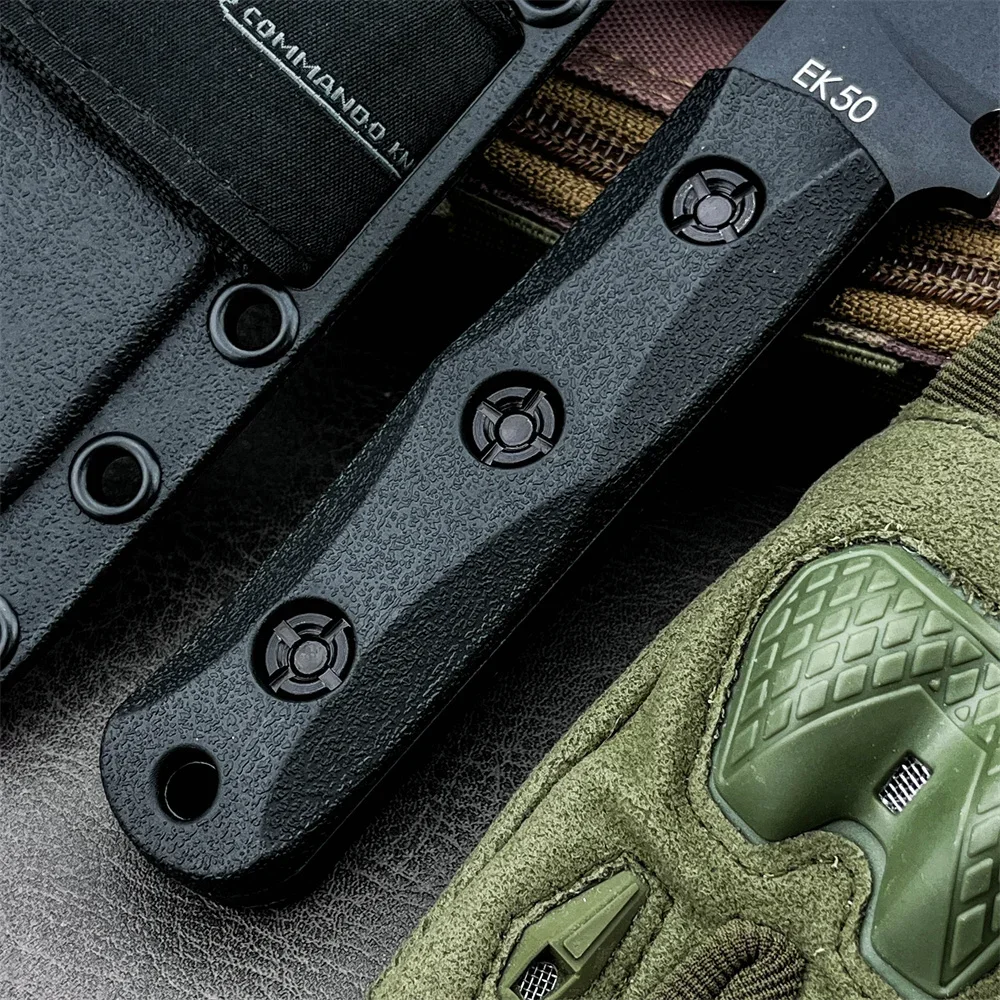 Pisau Bilah Tetap KA‑BAR EK50  - Dive Knife Titanium ulasan dan harga