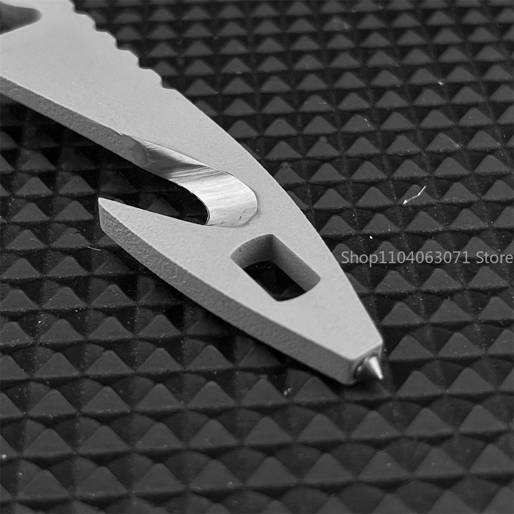 Pisau Lurus Pemotong Tali Luar - Dive Knife Titanium ulasan dan harga