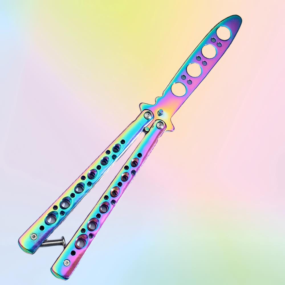 Pisau Kupu-kupu Lipat Portabel - Dive Knife Titanium ulasan dan harga