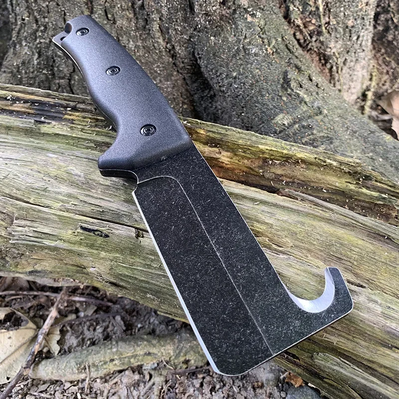 Pisau Tetap Baja 5Cr15Mov Teri - Dive Knife Titanium ulasan dan harga
