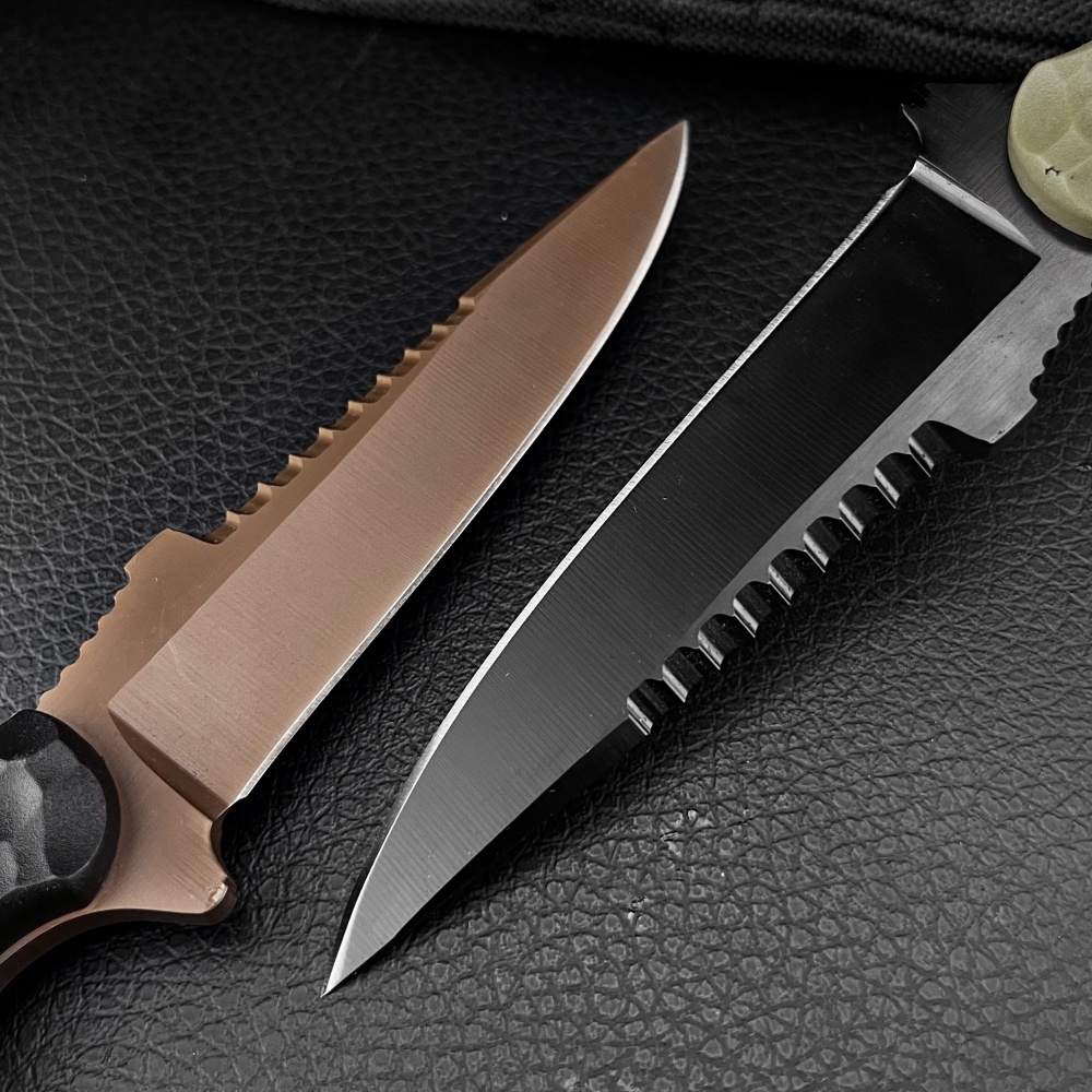 Pisau Bilah Tetap Berkekuatan  - Dive Knife Titanium ulasan dan harga